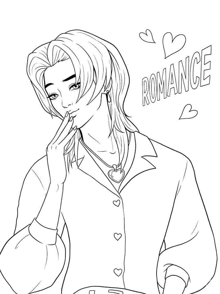 Romance Saja Boys da colorare