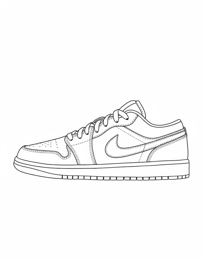 Nike Air Jordan 1 da Colorare