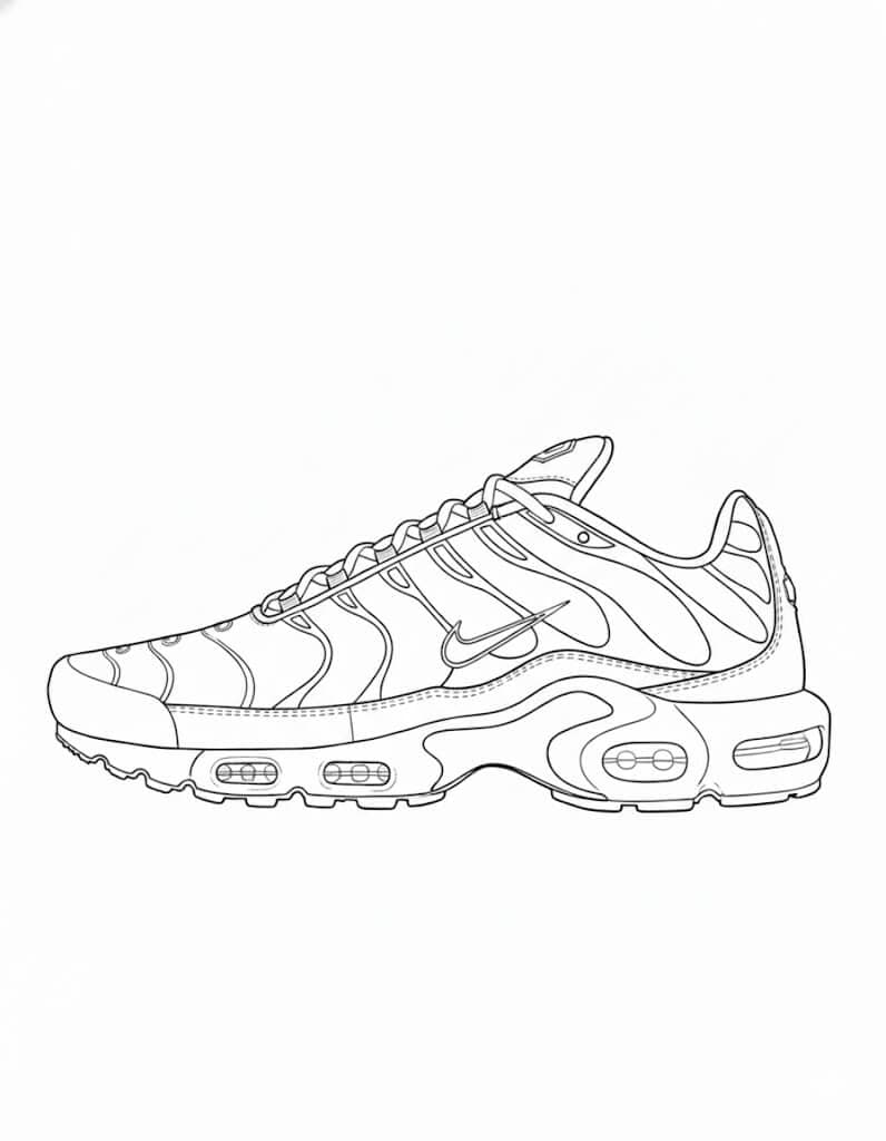Sneaker Nike Air Max Plus da Colorare