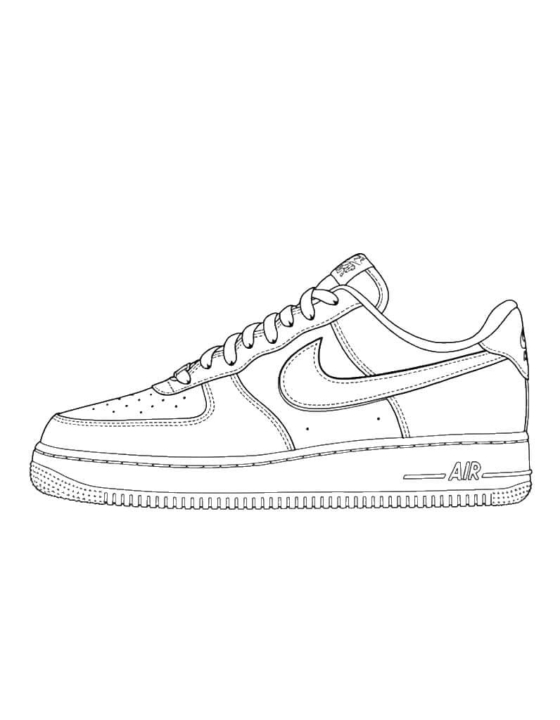 Sneaker Nike Air da Colorare