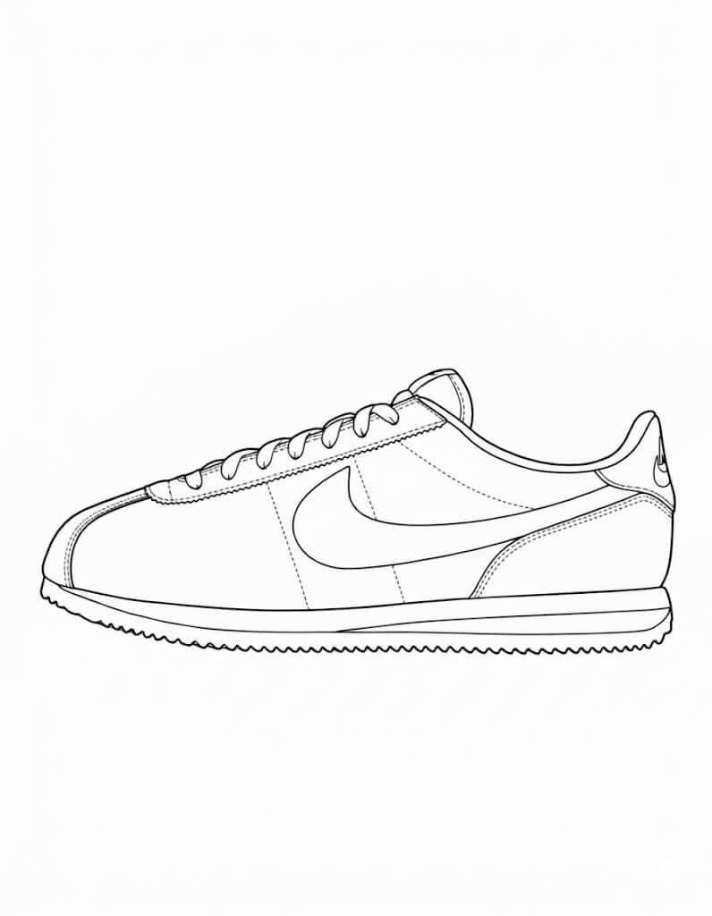 Nike Cortez Classica da Colorare