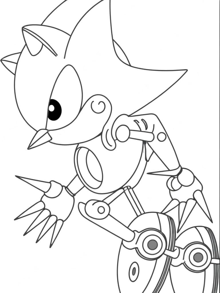 Metal Sonic da colorare