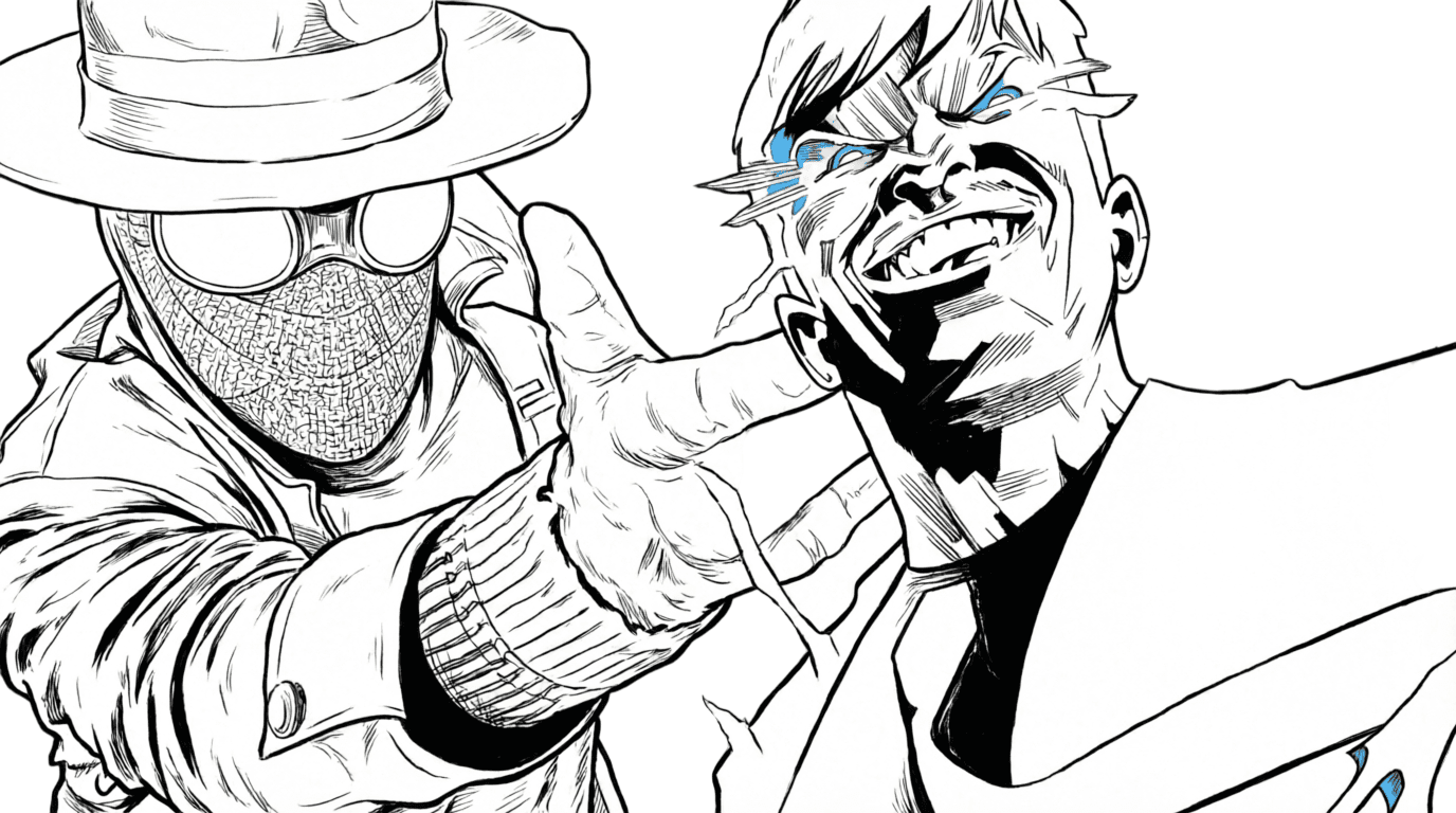 Spider-Man Noir e Mister Negative da colorare