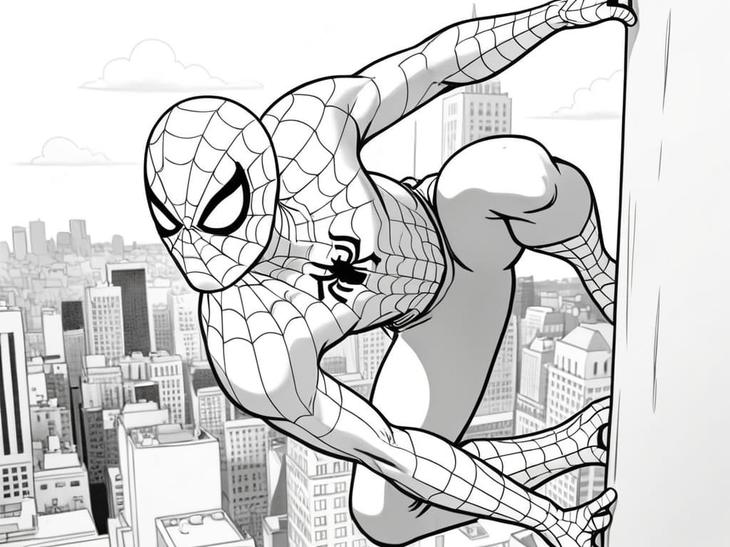 Spider-Man tra i grattacieli
