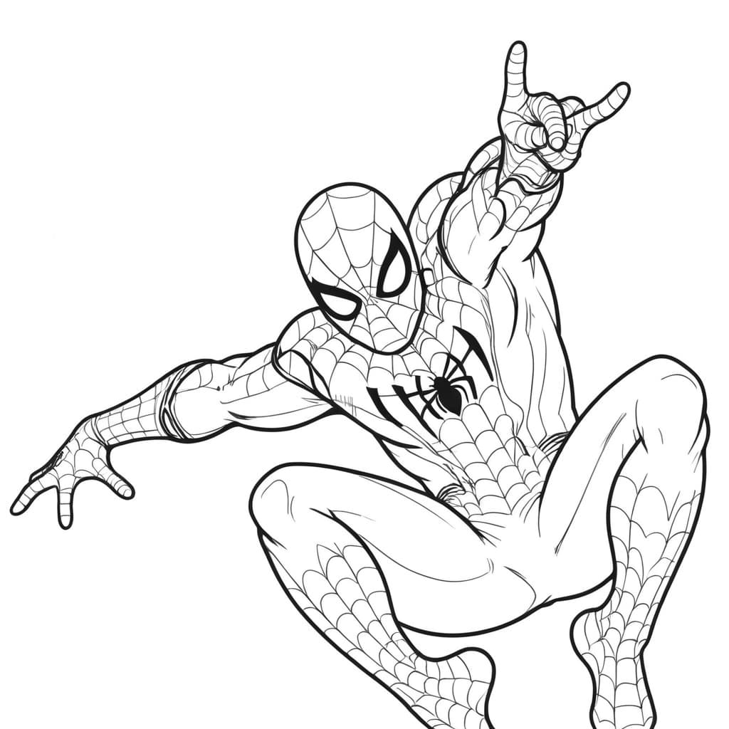 Spider-Man in volo