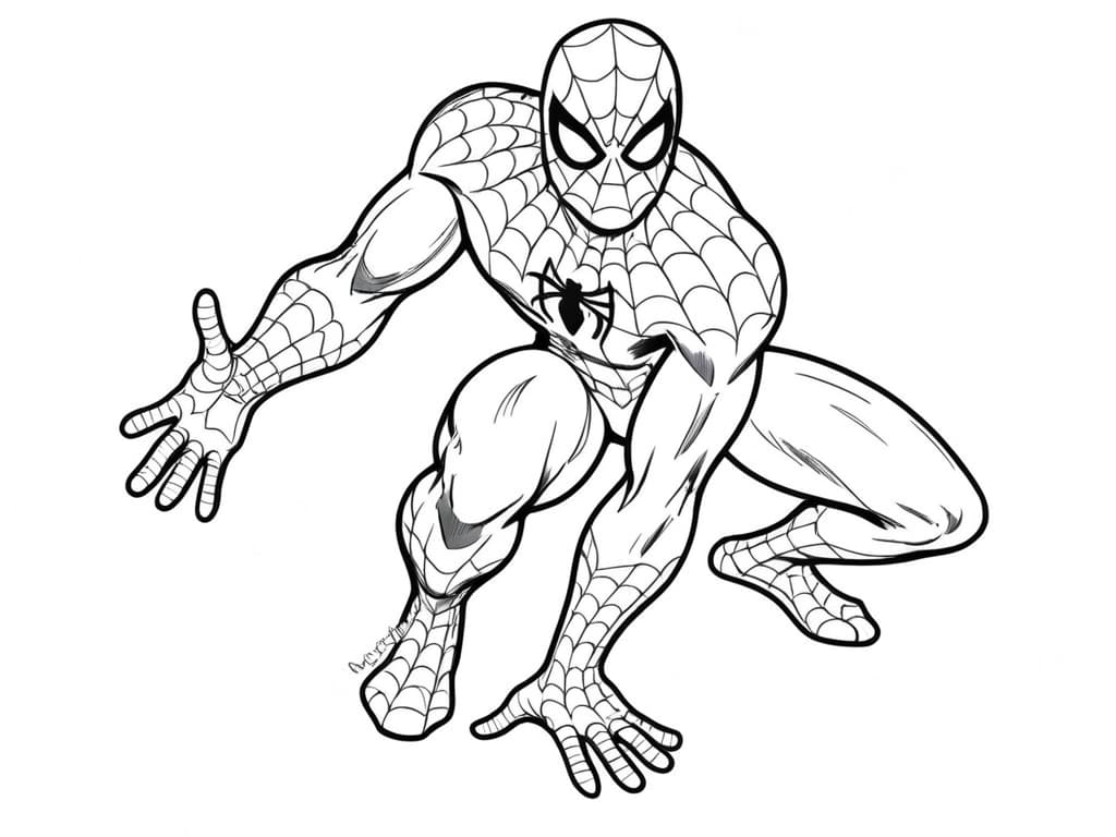 Spider-Man atterra