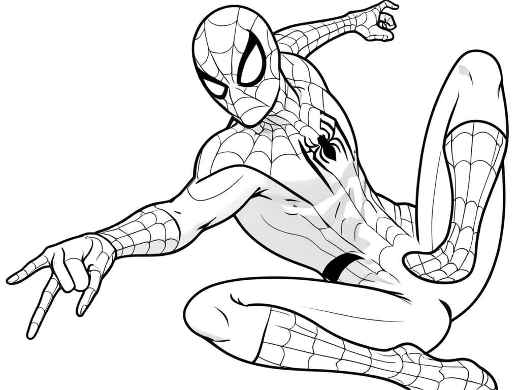 Spider-Man in piena azione