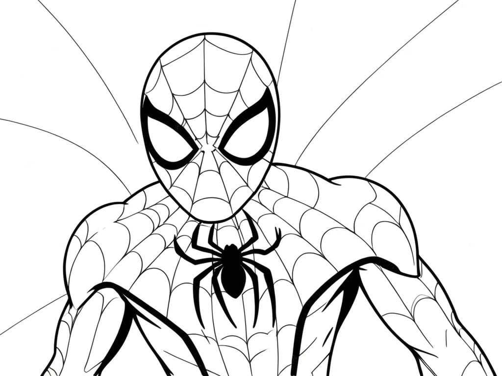 Spider-Man da colorare