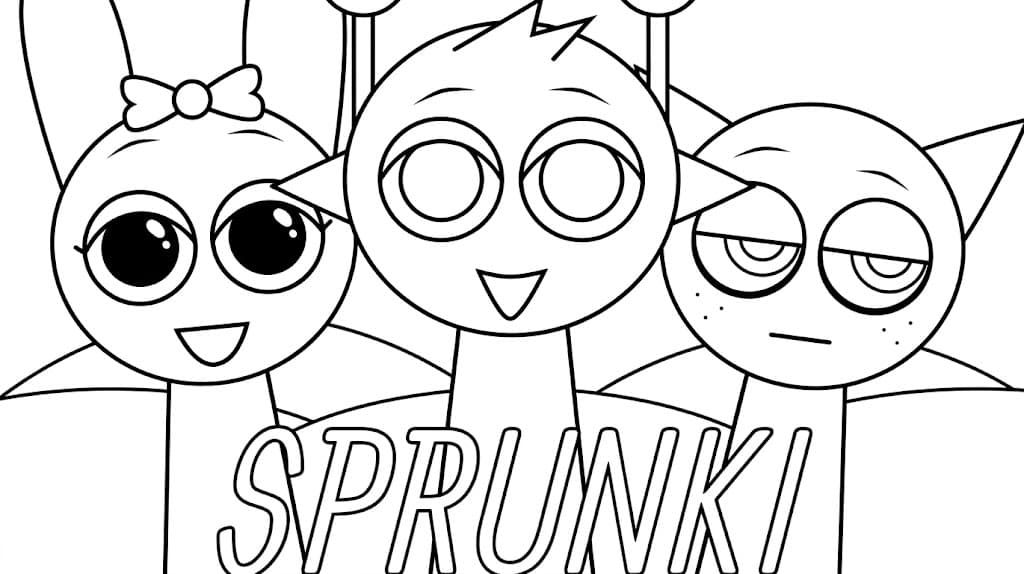 Disegno Sprunki da colorare