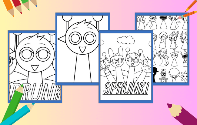 Sprunki da colorare