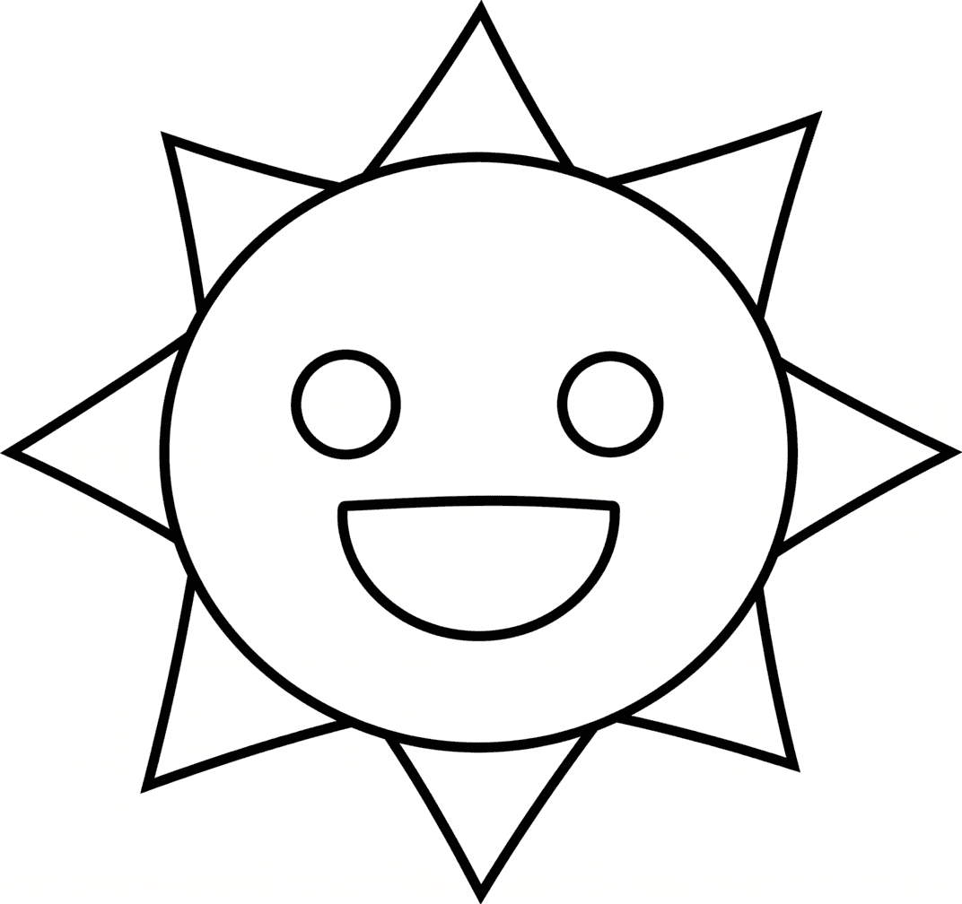 Mr. Sun da colorare