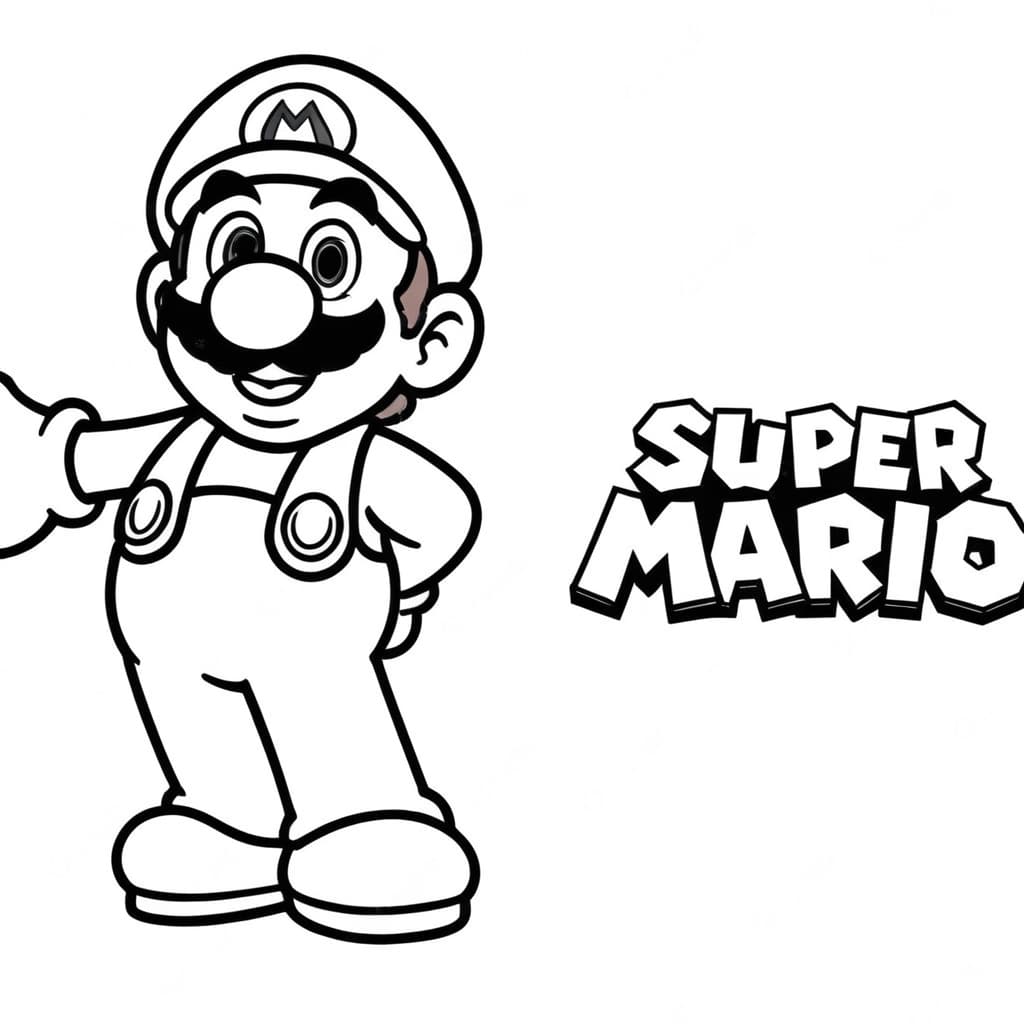 Super Mario World da colorare