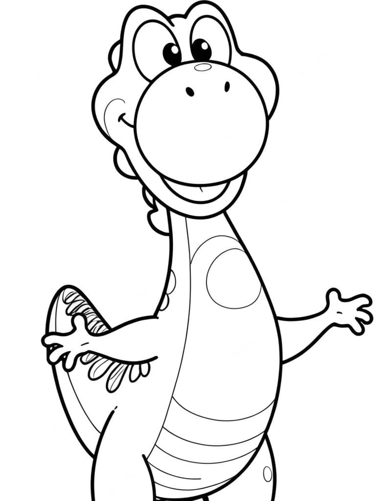 Yoshi adulto da colorare