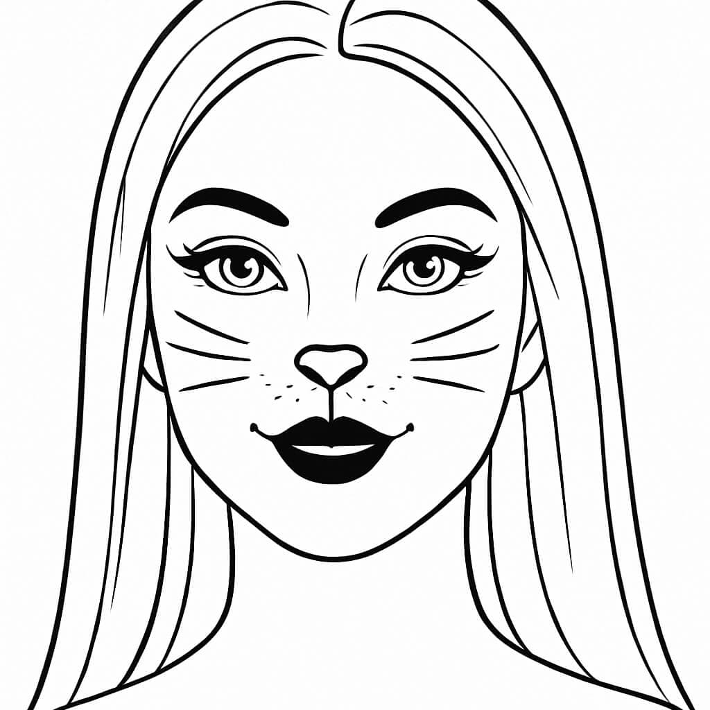 Trucco fantasy da colorare