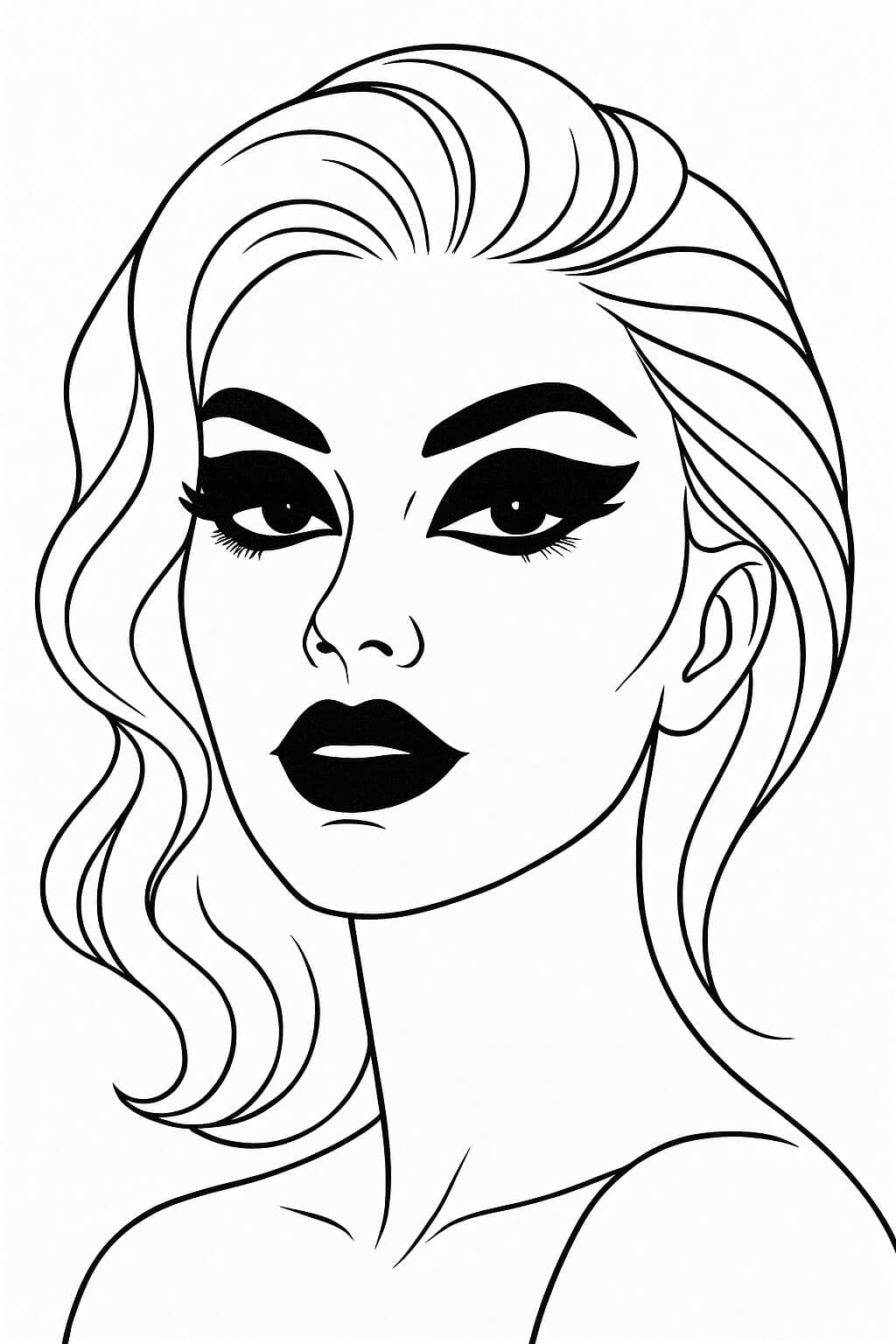 Trucco semplice da colorare