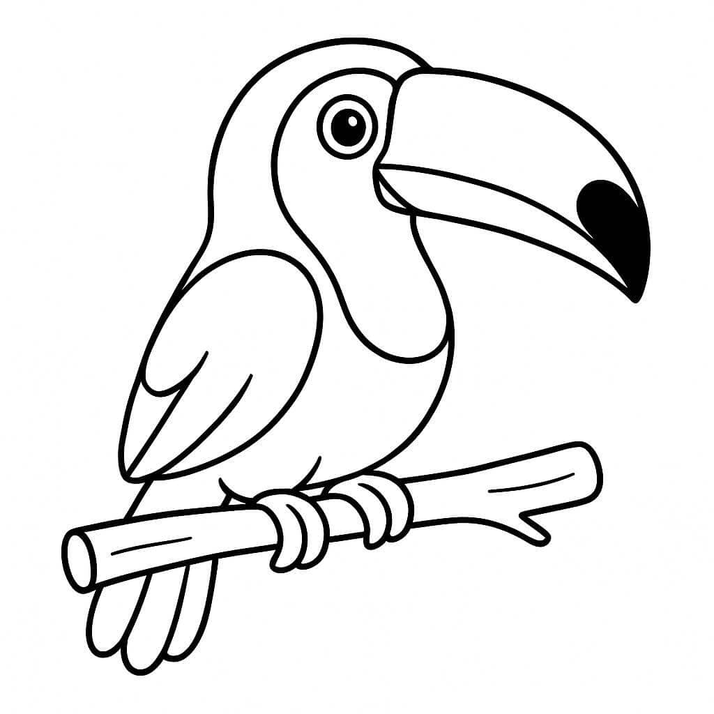 Tucano da colorare